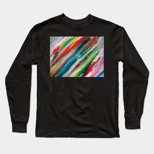 abstract Long Sleeve T-Shirt by dylanshelmerdine
